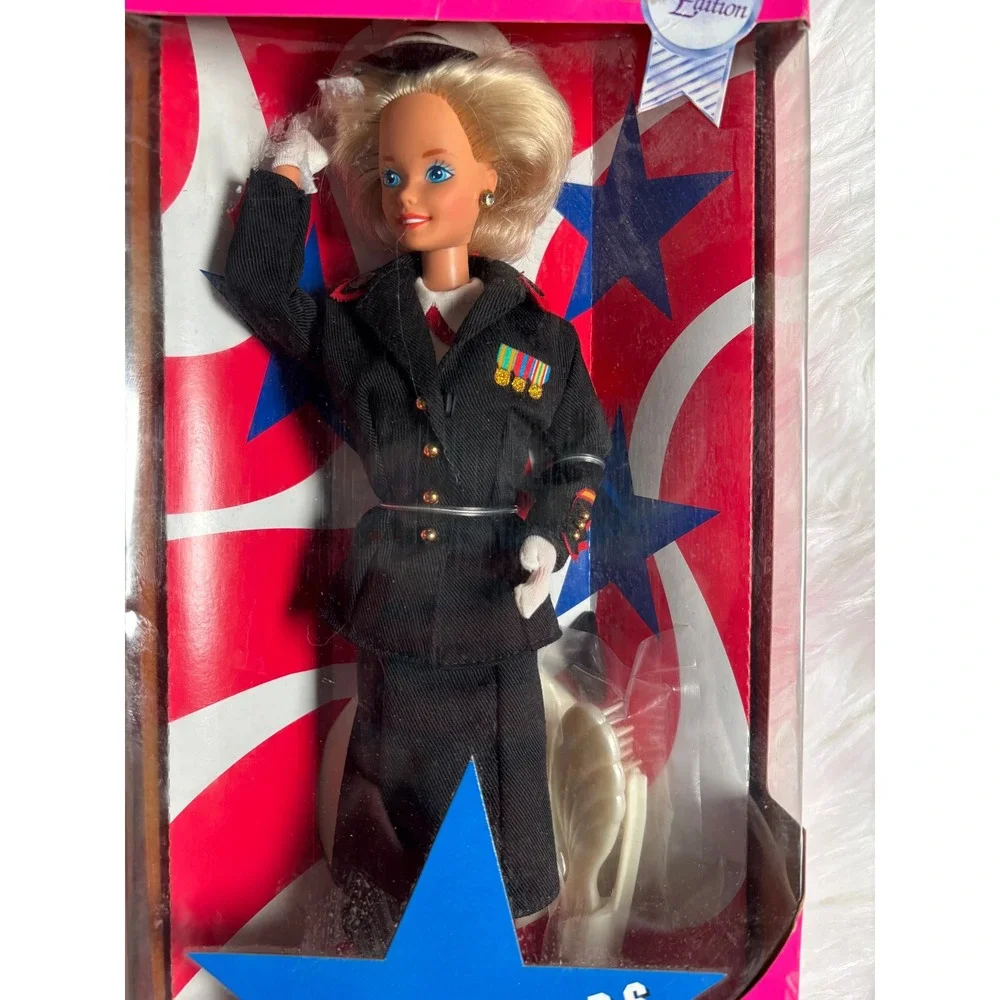 Mattel‎ Marine Corps Barbie Doll OS Black Stars n Stripes Special Edition 1991